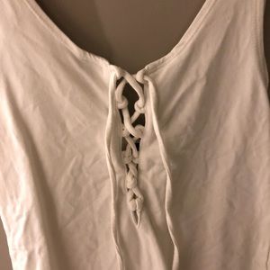 Tops - White lace up bodysuit! Tops - White lace up bodysuit!